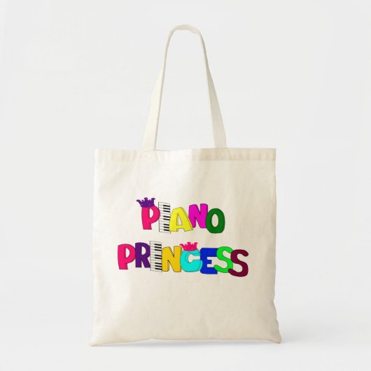 Piano Princess Tote Bag (Voorkant)