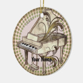 Piano Rhythm  Keramisch Ornament (Links)