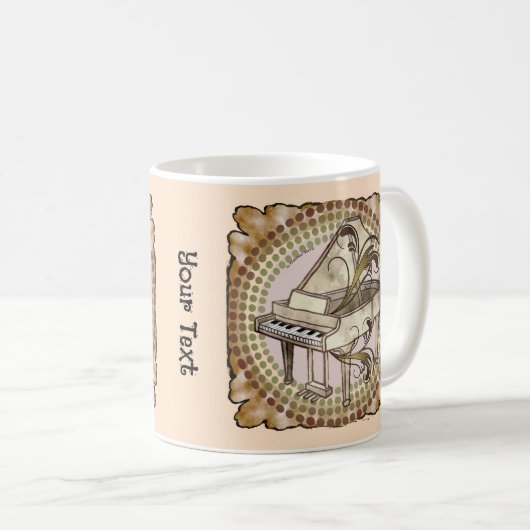 Piano Rhythm mug (Devant droit)