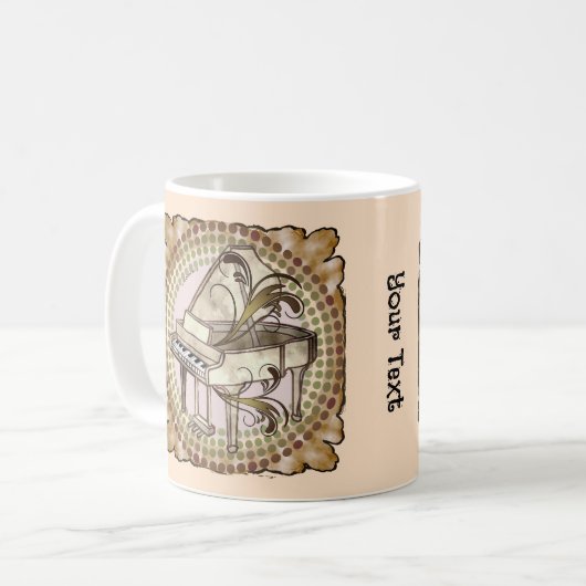 Piano Rhythm mug (Devant gauche)