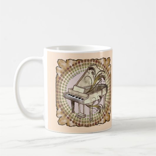Piano Rhythm mug (Gauche)