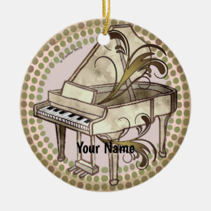 Piano Ritme Keramisch Ornament
