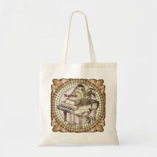 Piano Ritme Tote Bag