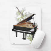 Piano-Romantic Music- Mousepad Muismat (Met muis)