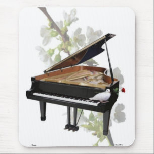 Piano-Romantic Music- Mousepad Muismat