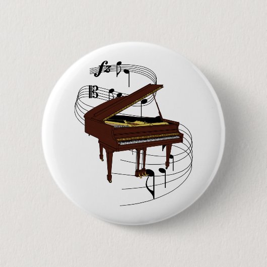 Piano Ronde Button 5,7 Cm (Voorkant)