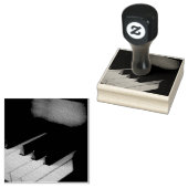  piano 	rubberstempel (Gestempeld)