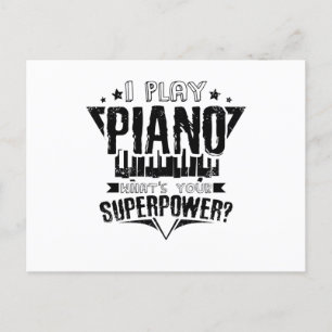 Piano Superpower Briefkaart