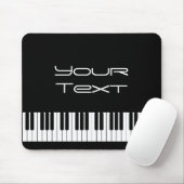Piano-toetsenbord Mousepad Muismat (Met muis)