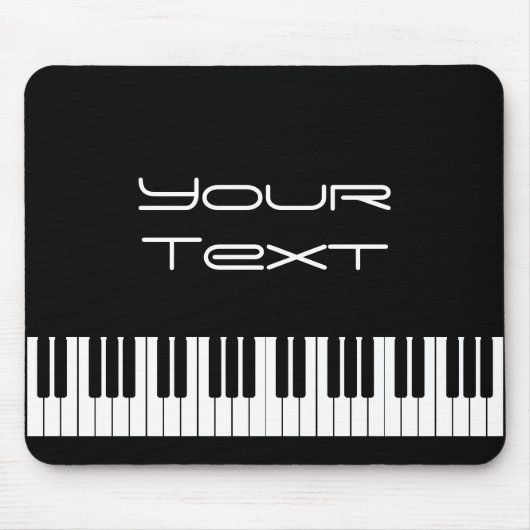 Piano-toetsenbord Mousepad Muismat (Voorkant)