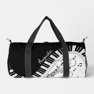 Piano Toetsenbord Muziek Ontwerp  met Naam Plunjezak