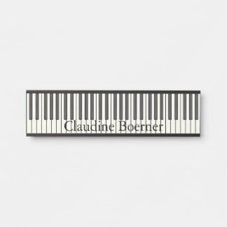 Piano Toetsenbord Naambord Deurbordje