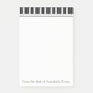 Piano-toetsenbord personaliseren post-it® notes