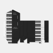 Piano-toetsenbord voor draagtas bedankdoosjes (Uitgevouwen)