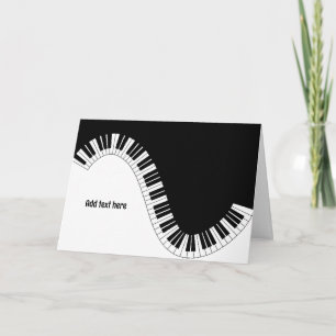 Piano Toetsenbord Waves SJABLOON