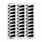 Piano-toetsenbordlabel Etiket (Full Sheet)