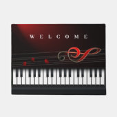 Piano Treble Clef Deurmat (Voorkant)