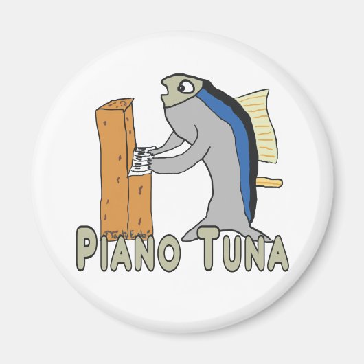 Piano Tuner (tonijn) Magneet (Voorkant)