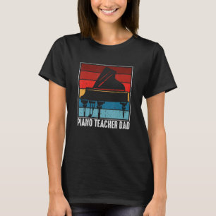 Piano Vader Piano Man Pianist Toetsenbordmuzikant T-shirt