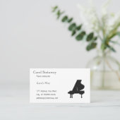 Piano Visitekaartje (Staand voorkant)