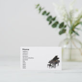 Piano-Visitekaartje Visitekaartje (Staand voorkant)