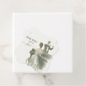 Piano Vrouw Schets Gift Label (In situ)