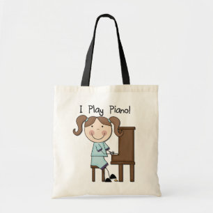 Piano - Vrouw Tshirts en cadeaus Tote Bag