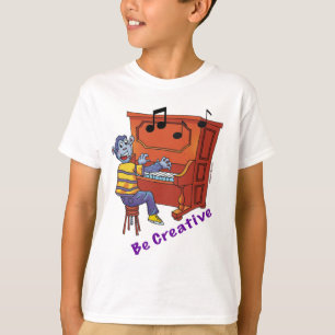 Piano - Wees creatief T-shirt