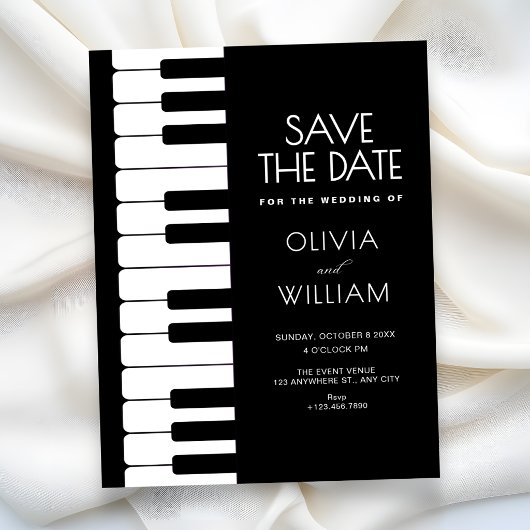 Pianobruiloft Save The Date