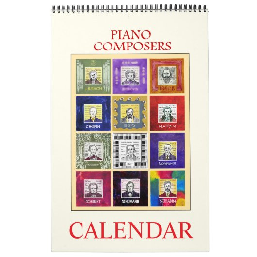 Pianocomponistenkalender Kalender (Hoes)