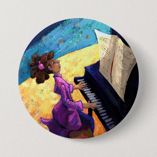 Pianoconcert Ronde Button 7,6 Cm (Voorkant)