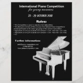 Pianoconcours Flyer (Voorkant)