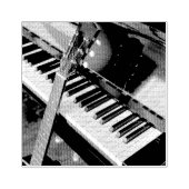  Pianodesign Rubberstempel (Afrduk)