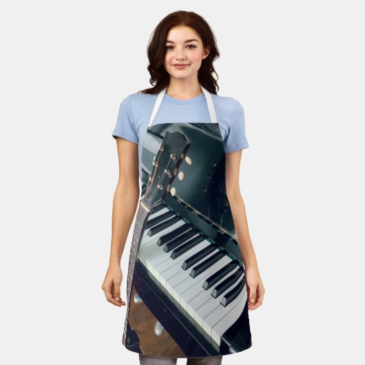 Pianodesign Schort (Gedragen)