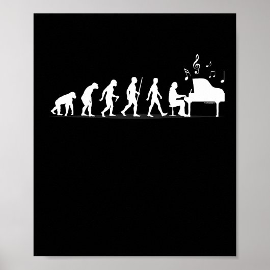 Pianoevolutie Poster (Voorkant)