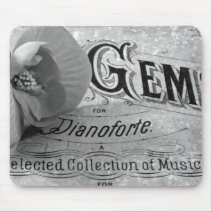 Pianoforte Pareltjes en Begonia Mousepad Muismat