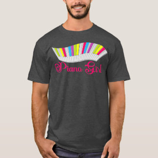 Pianokiespianspeler Musical Pianist Keyboard T-shirt