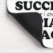 Pianoleraar rijk en succesvol muismat (Hoek)