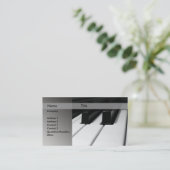 Pianoleraar Visitekaartje (Staand voorkant)