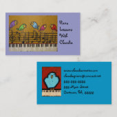 pianoles visitekaartje (Voorkant / Achterkant)