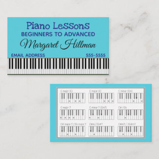 Pianoles Visitekaartje