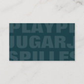 Pianolessen Muziekleraar Eenvoudig Modern Bold Visitekaartje (Voorkant)