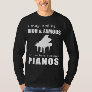 Pianoliefhebbers Humorous Delight T-shirt