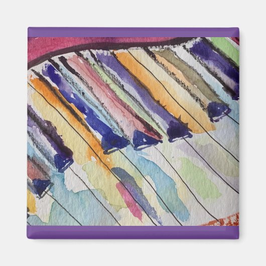 Pianoliefhebbers nemen nota! magneet (Voorkant)