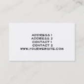 pianomuziek visitekaartje (Achterkant)