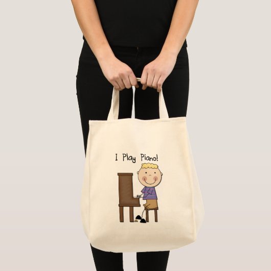 PianoPlayer-overhemden en -cadeaus Tote Bag (Voorkant (product))