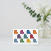 Pianos colorés Cartes de visite (Debout devant)