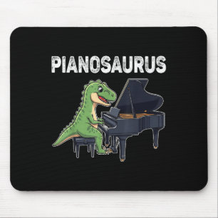 Pianosaurus Grappige Dinosaurus Spelen Piano Kinde Muismat