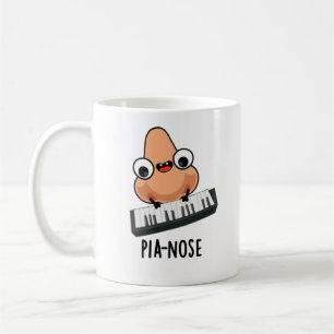 Pianose Funny Piano Nose Pun Koffiemok