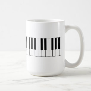 Pianosleutels - Coffee-Mok Koffiemok